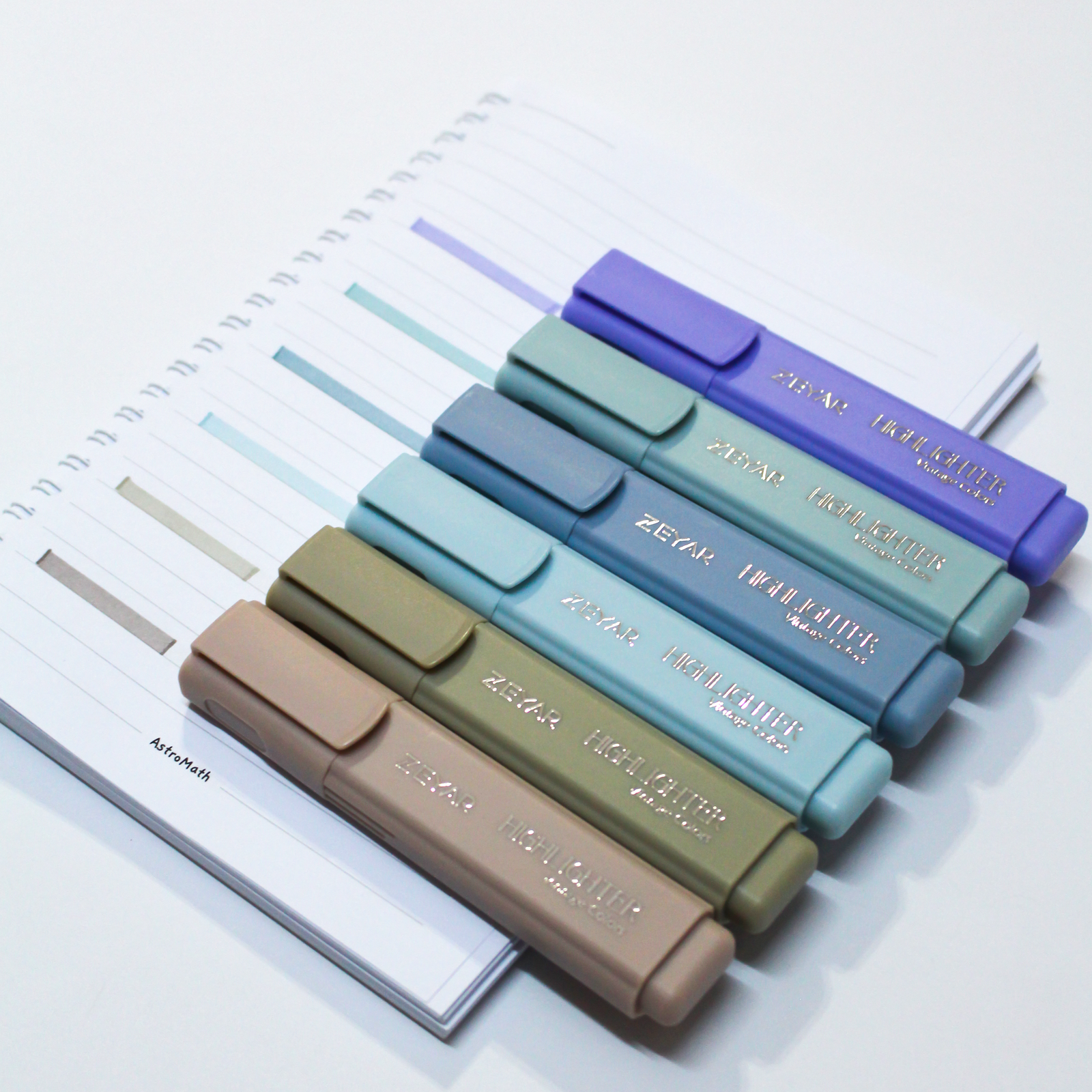 Vintage  Colors Highlighters Cool